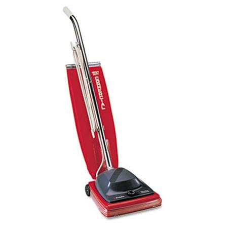 EUREKA Sanitaire Commercial Upright Vacuum with Vibra-Groomer II 16lbs Red SC684F